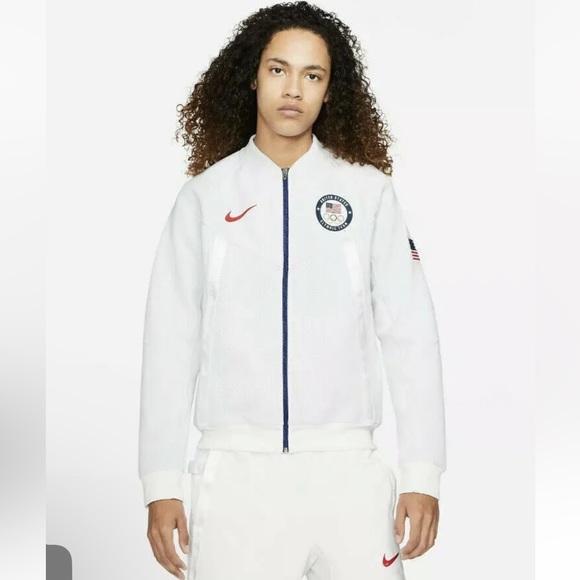 ✔️NIKE MENS TEAM USA OLYMPIC ZIP UP JACKET - Picture 1 of 10